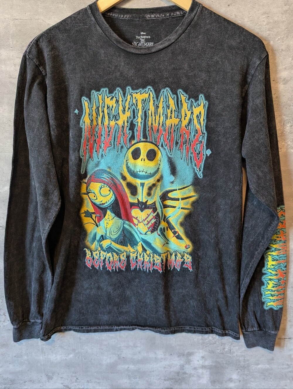 Disney Nightmare Before Christmas Long Sleeve Size M